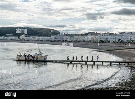 Sight Seeing Tourist Boat Trip In Llandudno Bay On The North Wales