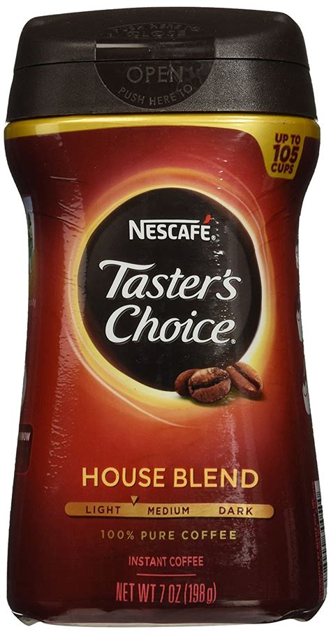 Nescafe Taster S Choice French Roast Instant Coffee Ounce Canister