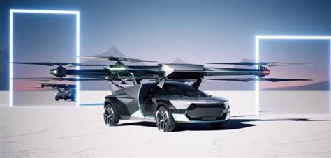 The XPeng AeroHT Flying Car Is a Giant Drone with Four Wheels