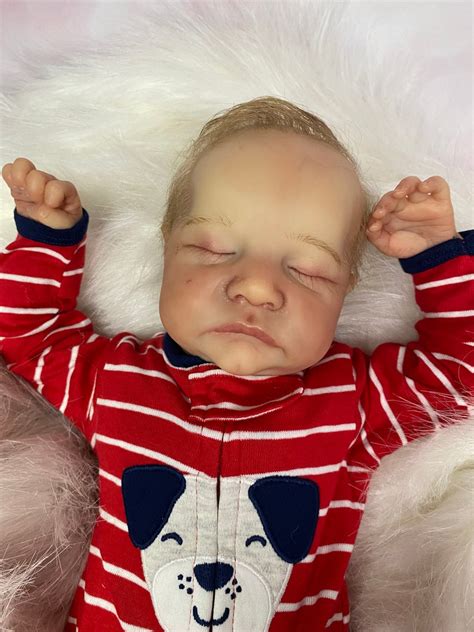 Custom Levi Bonnie Brown Reborn Baby Doll With Etsy