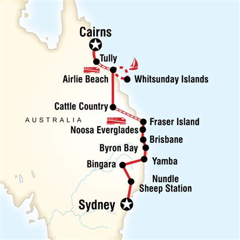 Most Of The Coastsydney To Cairns In Australia Australia Pacific