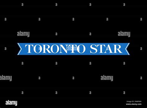 Toronto Star, Logo, Black background Stock Photo - Alamy