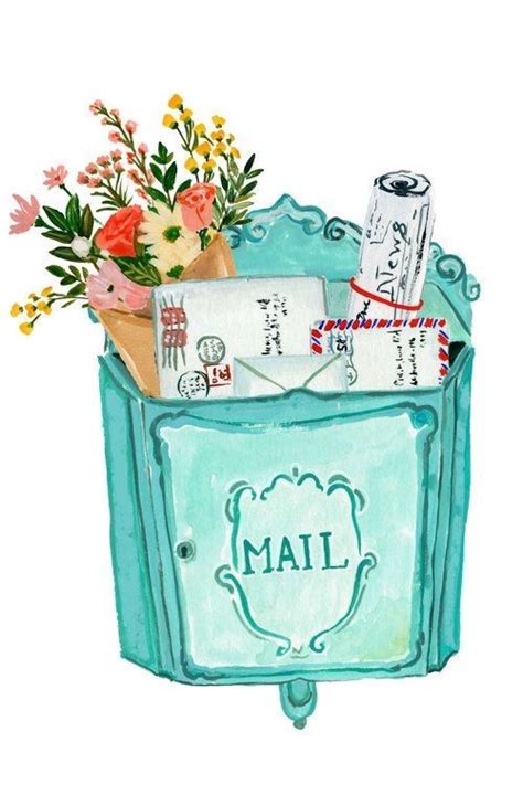 Pin By Lourdes On Esperando Cartas Envelope Art Cute Art