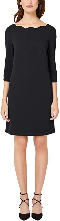 S Oliver Black Label Damen Kleid Aus Elastischer Qualit T