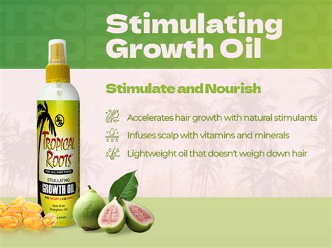 Tropical Roots Stimulating Growth Oil Bronner Bros Hair Care