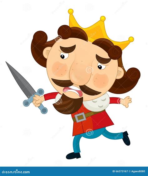 Cartoon Happy and Funny King - Isolated Stock Illustration - Illustration of clipart, happy ...