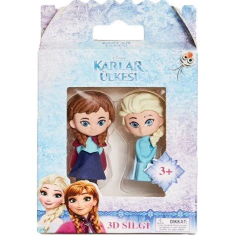 Hyd Disney Karlar Ülkesi Frozen Elsa Anna 2 Li 3d Silgi Fiyatı