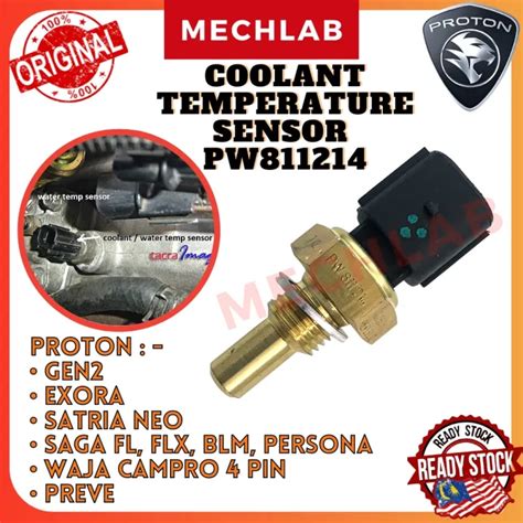 Coolant Temperature Sensor Proton Gen 2 Exora Satria Neo Saga Fl Flx Blm Persona Waja