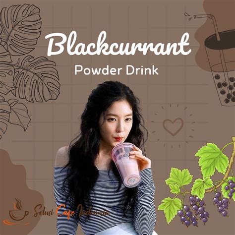 Jual Bubuk Minuman Blackcurrant 500gr Surabaya Solusi Cafe Indonesia