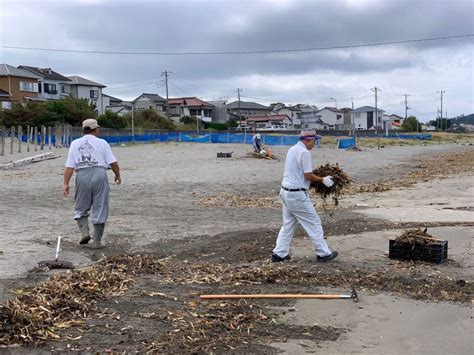 地元有志らが原岡海岸を清掃 南房総｜房日新聞電子版