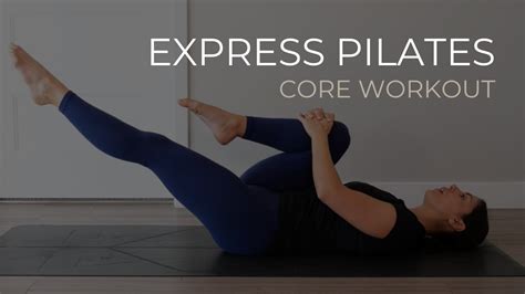 Quick Effective Mat Pilates Core Workout No Equipment Youtube