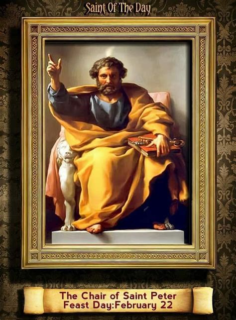 Feast Of The Chair Of Saint Peter 22nd February Prayers And Petitions