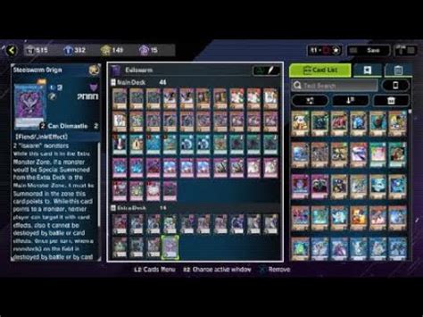 Yu Gi Oh Master Duel Deck Profile Evilswarm 2022 YouTube