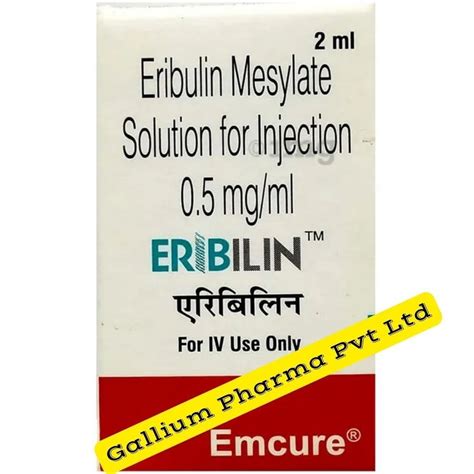 Halaven Eribulin Mesylate 1mg Injection 2 Ml Packaging Type Box At