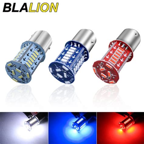 Blalion Pcs Led Strobe Brake Light Bay D Bulb Smd Drl Water