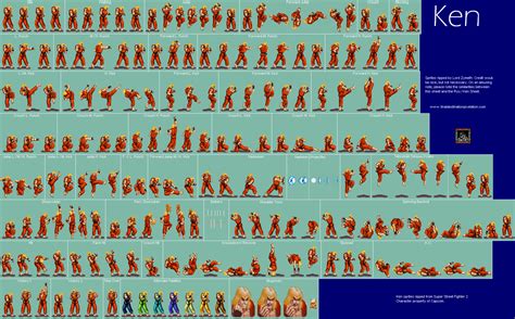 Sprites From Street Fighter Ready To Use In Your Own Game Dev Experiments Super Street