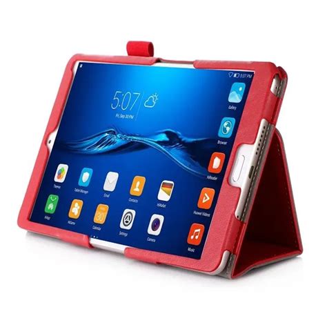 Pu Leather Case Cover For Huawei Mediapad M Inch Tablet With Hand