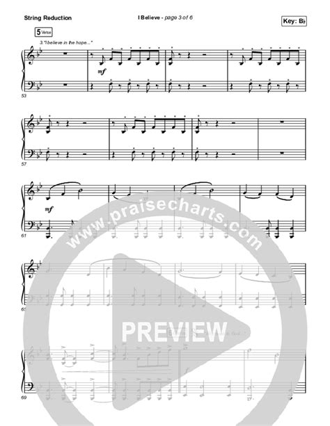 I Believe Worship Choir Sab String Reduction Sheet Music Pdf Phil