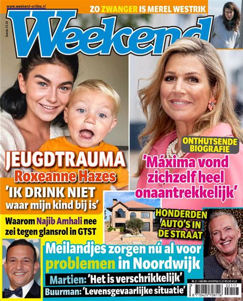 Tijdschrift Weekend 17 April 2021 Pers Wereld