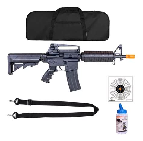 Rifle De Airsoft Vg M4a1 8918 Spring Mola 6mm Kit Completo