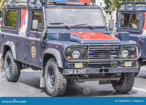 Turkish Police Cars Parade in Turkey Editorial Photography - Image of ...