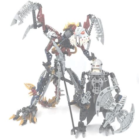 Lego Bionicle 10204 Titan Vezon And Kardas Combiner Model Only