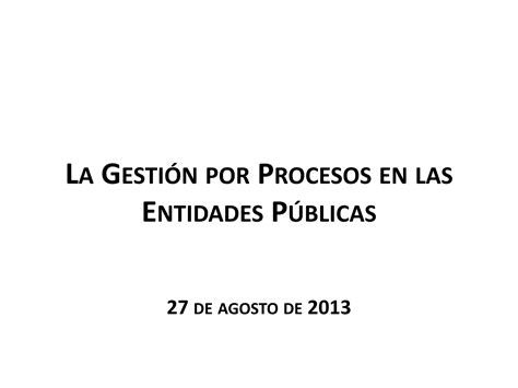 Evmod Toledo Gestion Por Procesos En Cgr Compress Pdf