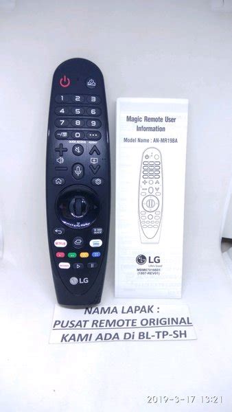 Jual Magic Remote Remot Smart Tv Oled Lg An Mr Ba Original Asli