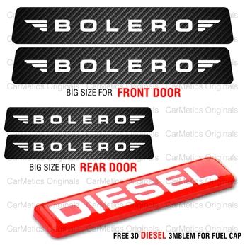 CarMetics BOLERO Anti Scratch Stickers (Stickers vinyl decals exterior accessories for BOLERO ...