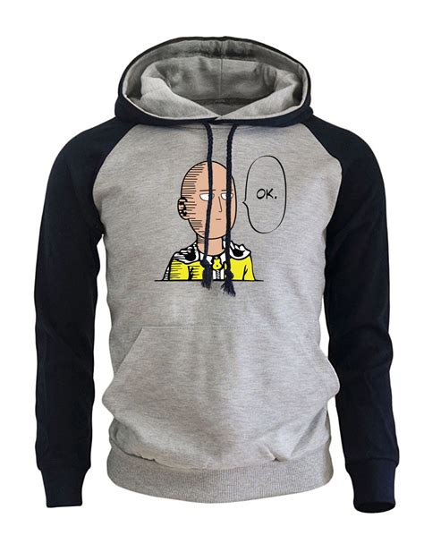 Autumn Winter Fleece Brand Clothing Men S Sportswear One Punch Man