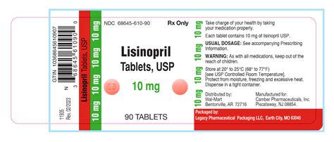 Product Images Lisinopril Photos Packaging Labels And Appearance