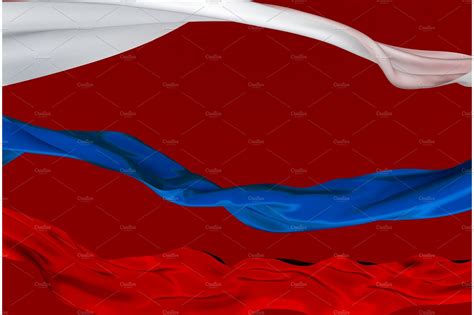 3d illustration of Russian tricolor | Decorative Illustrations ...