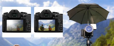 Amazon Level Height Adjustable Camera Hot Shoe Umbrella Upgrade Rain Umbrella With Cold