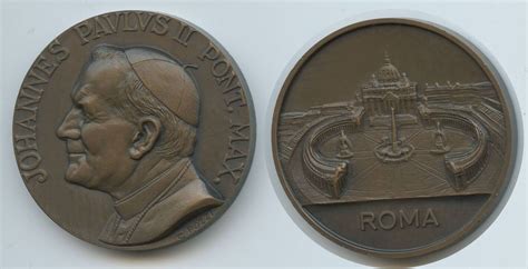 Vatikan Italien Kirchenstaat Bronzemedaille M 7248 Papst Johannes