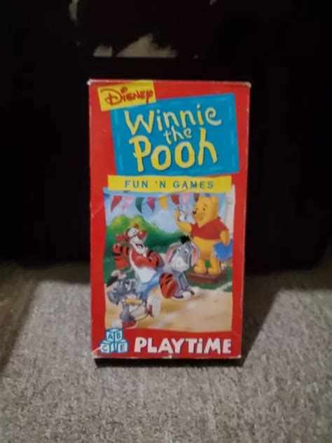 Used Winnie The Pooh Vhs Pooh Playtime Fun N Games £4 20 Picclick Uk