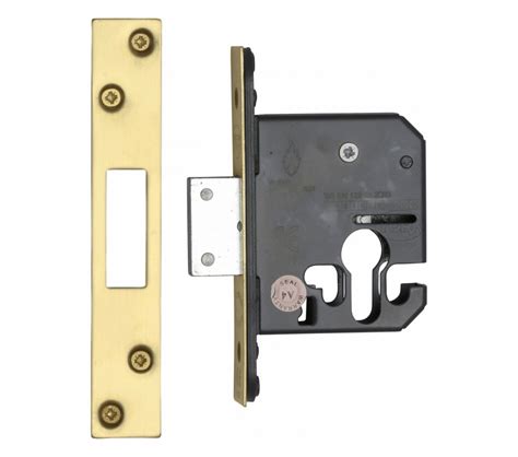 York Ykcdle Euro Profile Deadlock And Keys Pvd Brass