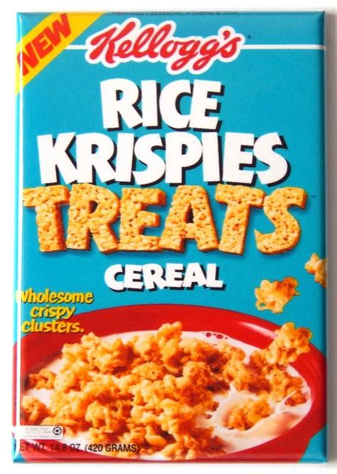 Rice Krispies Treats Cereal Rnostalgia