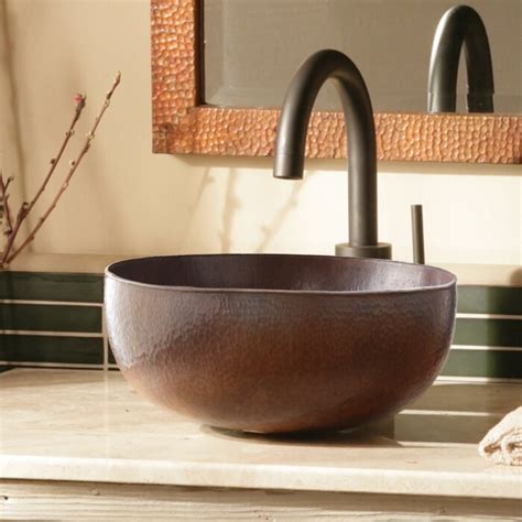 Native Trails Maestro Copper Circular Vessel Bathroom Sink Wayfair