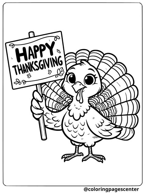 8 Free Printable Thanksgiving Turkey Coloring Pages