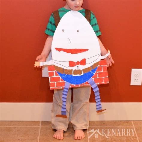 Humpty Dumpty Costume For Kids Nursery Rhyme Costume Easy Kids