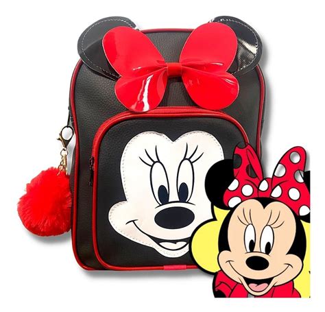 Mochila Escolar Infantil Minnie Menina Crian A Pequena Creche Escolar