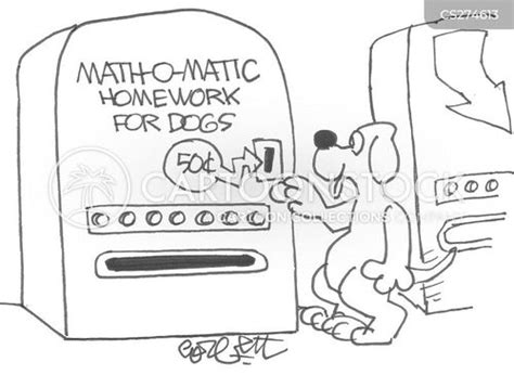 Math Homework Cartoons and Comics - funny pictures from CartoonStock