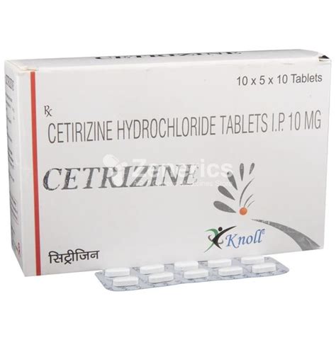 Cetrizine Tablet Buy Online At Zenerics