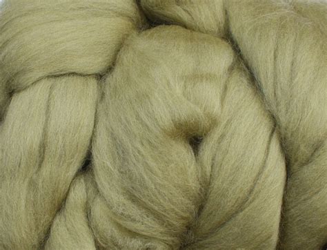 Oz Micron Merino Wool Roving Extra Fine Olive Green Etsy