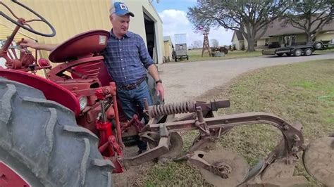 Plowing With The Farmall Super C And C 20 Plow Youtube