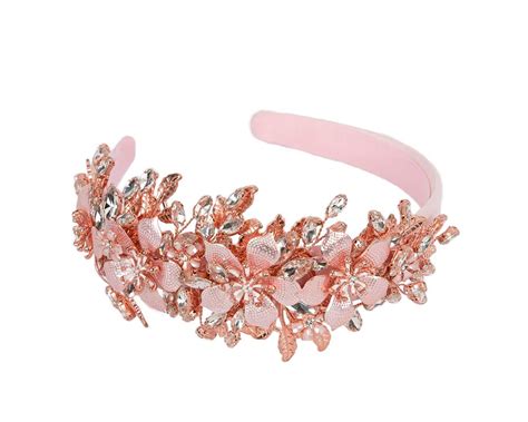 Pink Crystals Fascinator Headband By Cupids Millinery Cu Online In