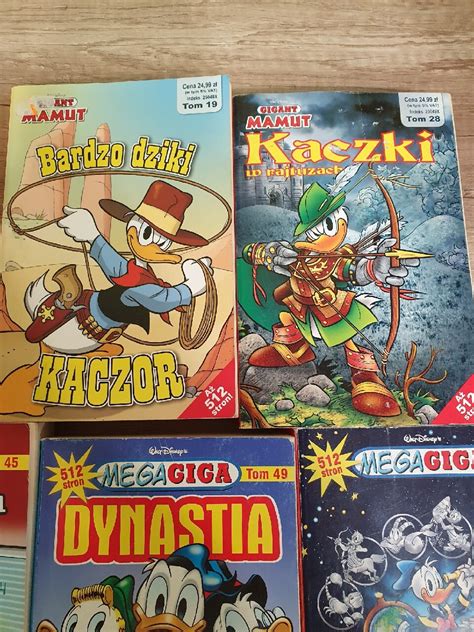 5x Komiksy Kaczor Donald Mega Giga Mamut 512 Stron Drwalew Kup