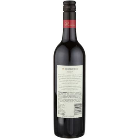 Jacob S Creek Reserve Shiraz Australia Red Wine Ml Fred Meyer