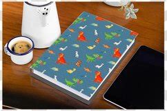 Dinosaur Pattern Background Dinosaur Digital Papers Dino Set