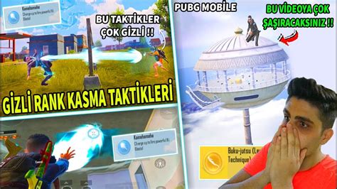 DÜNYANIN EN GİZLİ RANK KASMA TAKTİKLERİ PUBG Mobile Fatih Olma